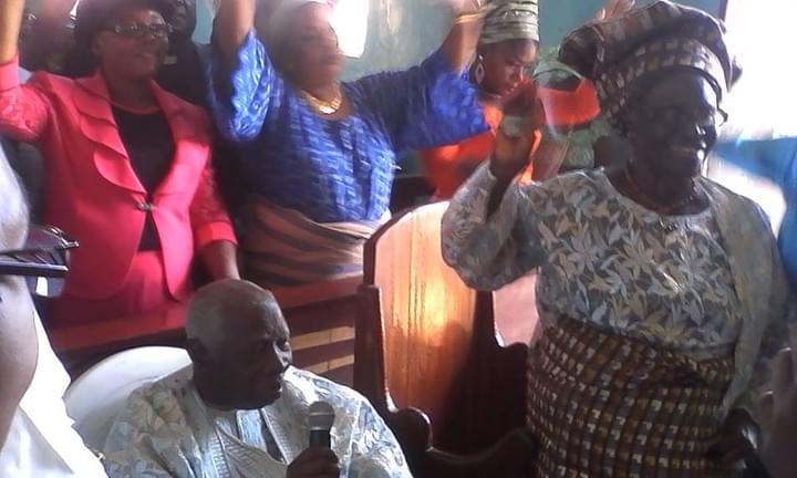 Ven. Noah Babakayode Ajakaye with guests at an alumni tribute